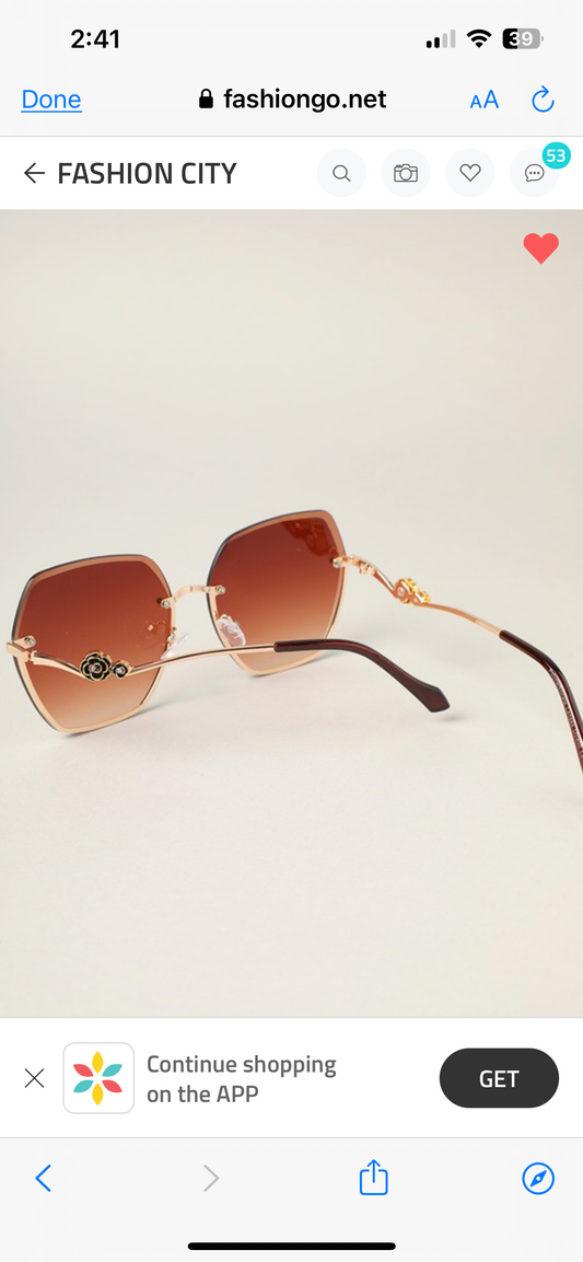 Brown Suga Sunglasses