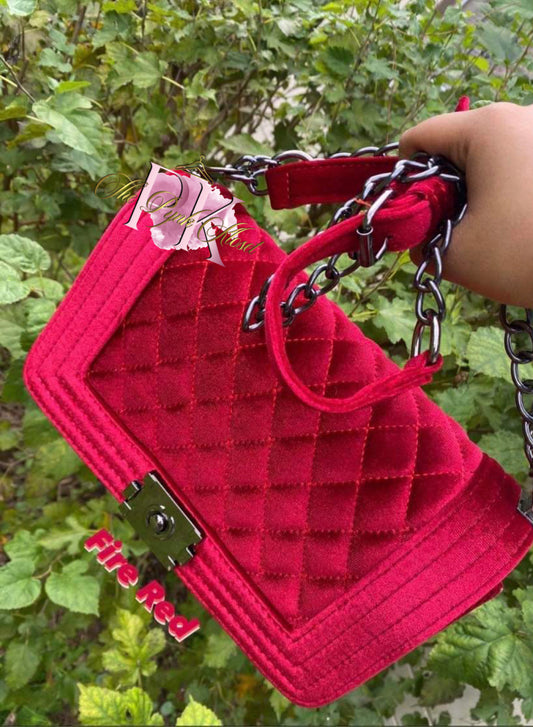 Fire Red Purse